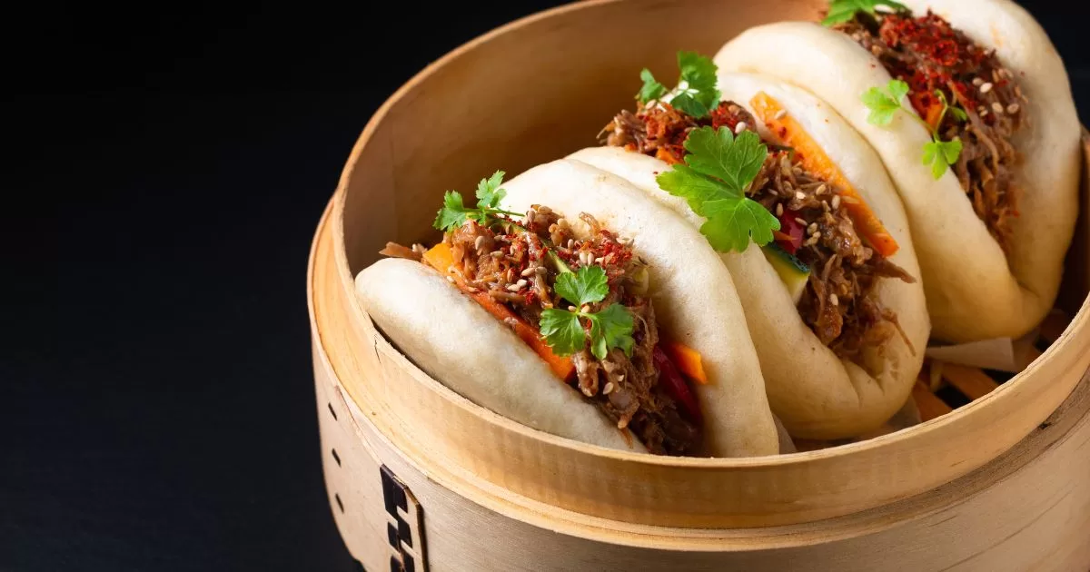 Bánh bao thịt (肉包) - Gua Bao