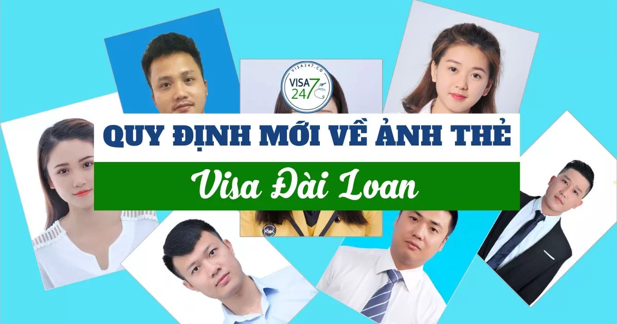 Quy định ảnh thẻ Visa Đài Loan