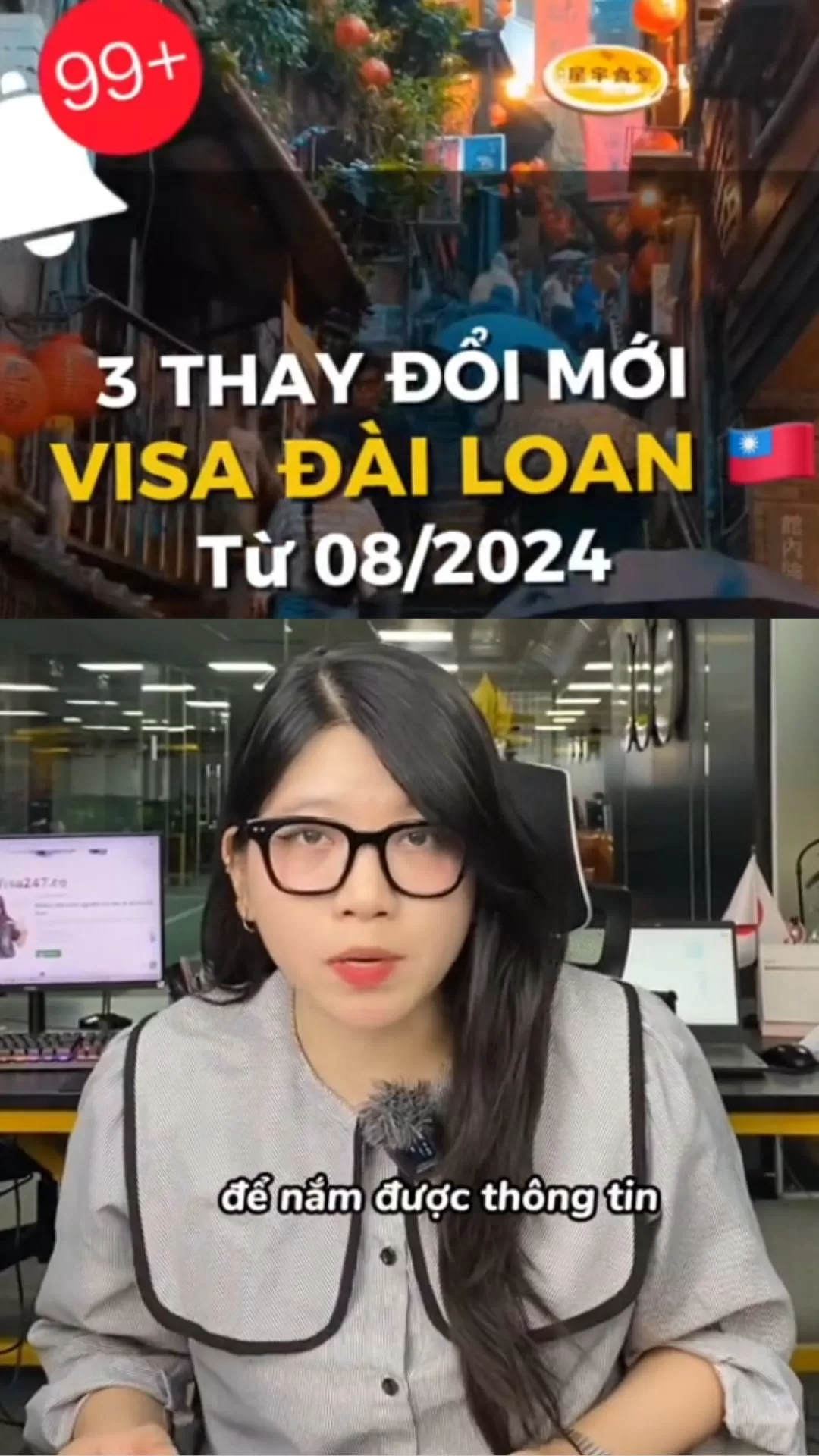 Thay đổi hồ sơ xin vis Đài Loan