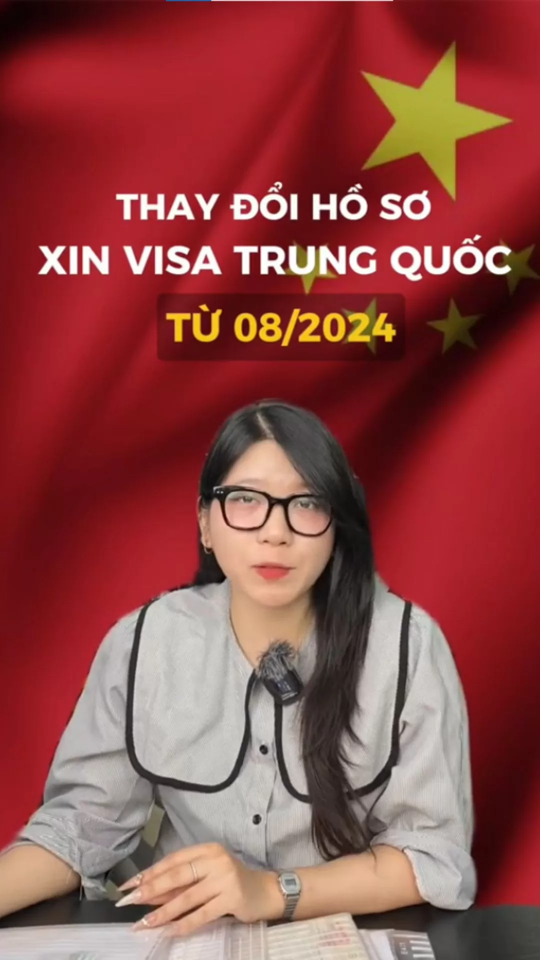 Thay đổi mới nhất về hồ sơ xin visa Trung Quốc